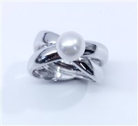 Anello Salvini Donna in Oro bianco Perla 80680777-14 - 80680777-14